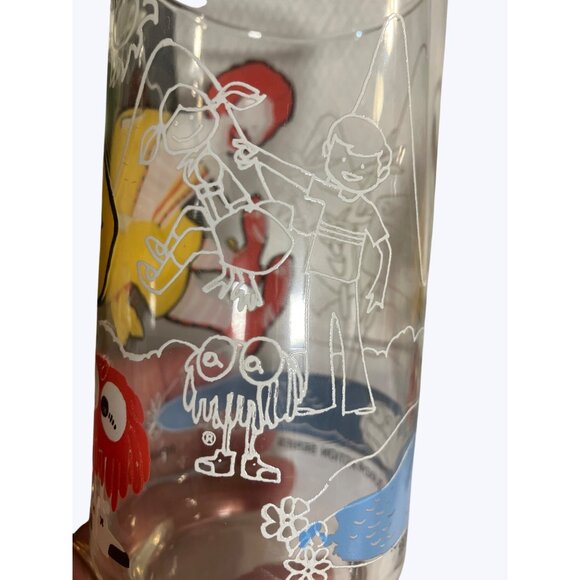 Vintage 1977 McDonalds Collectible Glass Set With Retro Ronald Mcdonald Graphic - Picture 10 of 11